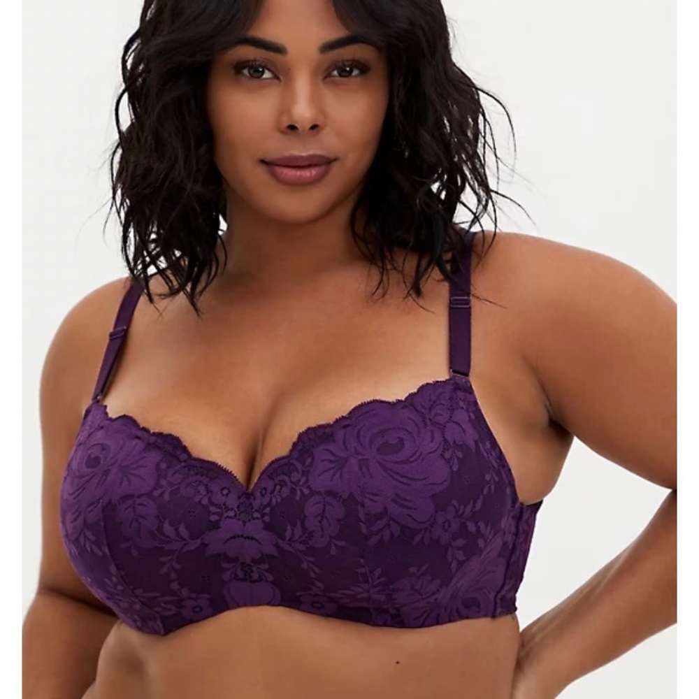 COPY - Torrid Bra 44C Lightly Lined Full Coverage…